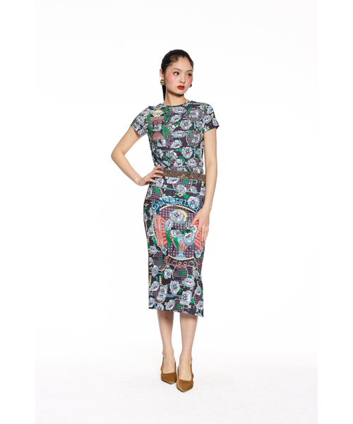 GREEDILOUS(グリディアス)の「Blossom Midi Skirt(スカート・レディース・その他・L/XS/S/M)」の5枚目の写真