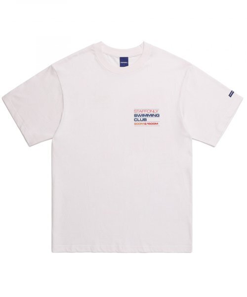 STAFF ONLY(スタッフオンリー)の「SWIMMING CLUB TEE (WHITE)(Tシャツ/カットソー・レディース・その他・MEDIUM/LARGE)」の1枚目の写真