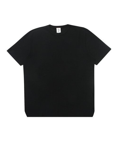 SOLEW(ソル)の「ラウンドショートスリーブスウェット_ブラック(ニット/セーター・メンズ・その他・SMALL/MEDIUM/LARGE)」の1枚目の写真