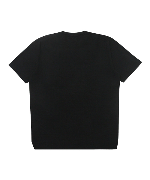 SOLEW(ソル)の「ラウンドショートスリーブスウェット_ブラック(ニット/セーター・メンズ・その他・SMALL/MEDIUM/LARGE)」の2枚目の写真
