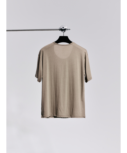 GOZER(ゴーザー)の「UNDER HALF T-SHIRT_LIGHT KHAKI(Tシャツ/カットソー・メンズ・カーキ・SMALL/MEDIUM/LARGE/X-LARGE)」の7枚目の写真