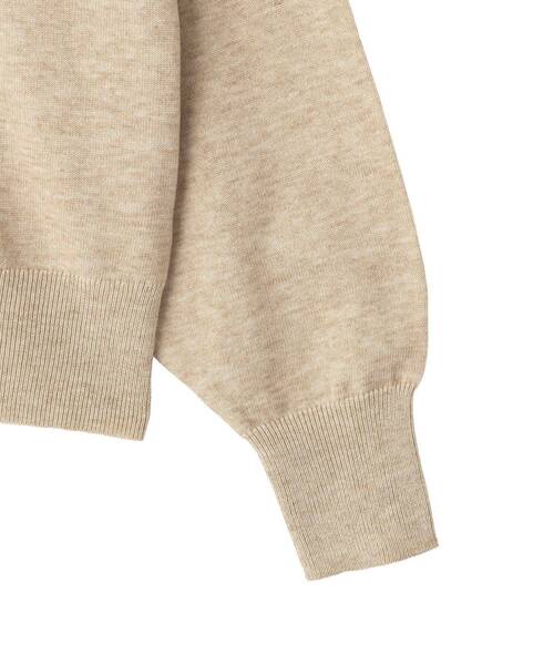 YECCA VECCA（イェッカヴェッカ）の「オフタートルネックニット（ニット/セーター・レディース・アイボリー/ブラック/レッド/ベージュ/ブルー・FREE）」の11枚目の写真