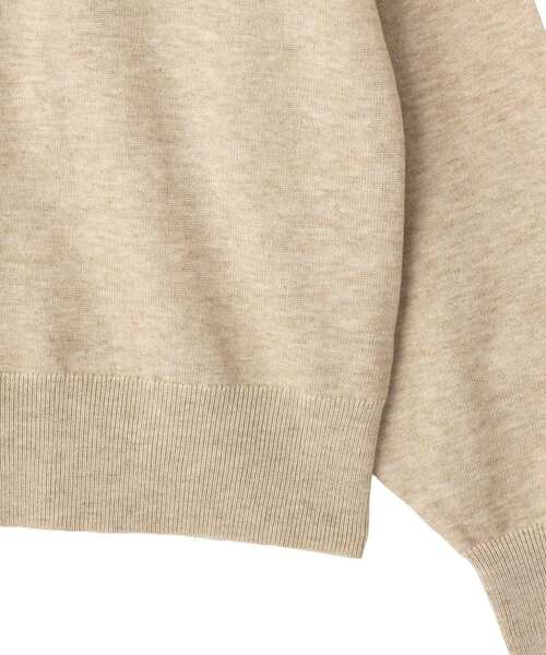 YECCA VECCA（イェッカヴェッカ）の「オフタートルネックニット（ニット/セーター・レディース・アイボリー/ブラック/レッド/ベージュ/ブルー・FREE）」の12枚目の写真