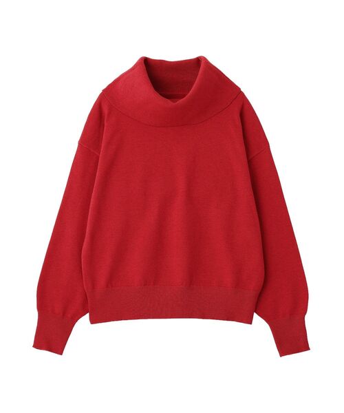 YECCA VECCA（イェッカヴェッカ）の「オフタートルネックニット（ニット/セーター・レディース・アイボリー/ブラック/レッド/ベージュ/ブルー・FREE）」の17枚目の写真