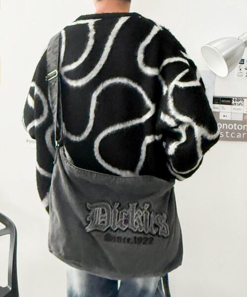 Dickies（ディッキーズ）の「∴WEGO/別注DickiesワッペンロゴBIGショルダー（ショルダーバッグ・レディース・その他1/ブラウン/スミクロ・FREE）」の7枚目の写真