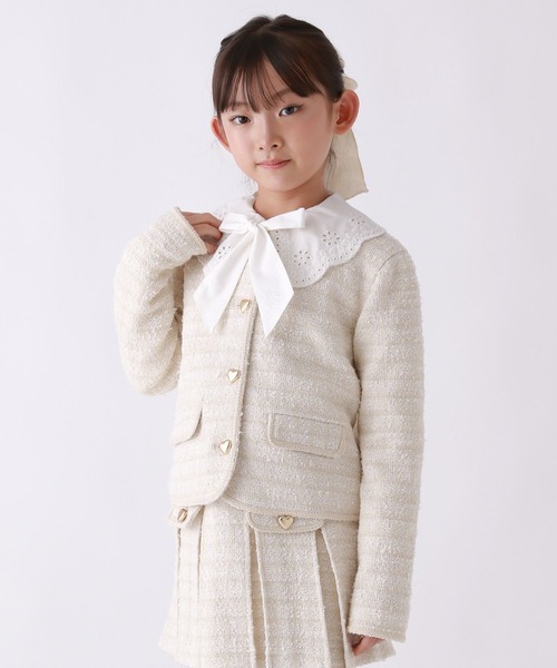 repipi armario（レピピ アルマリオ）の「【10C REPIPI】【セレモニー】ショートジャケット（その他アウター・キッズ・ブラック系その他/ホワイト系その他/ネイビー・120cm/130cm）」の10枚目の写真