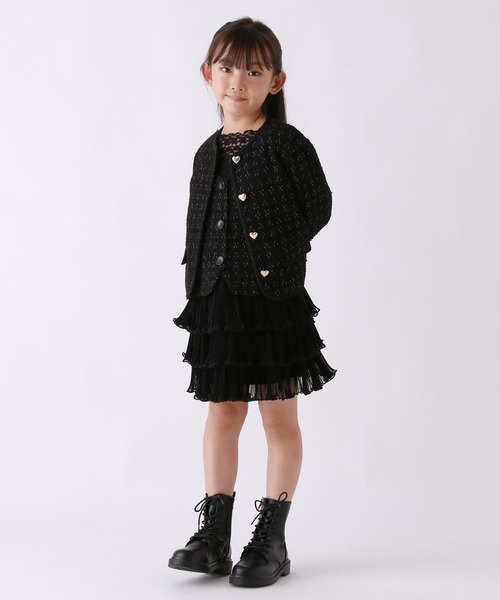 repipi armario（レピピ アルマリオ）の「【10C REPIPI】【セレモニー】ショートジャケット（その他アウター・キッズ・ブラック系その他/ホワイト系その他/ネイビー・120cm/130cm）」の12枚目の写真