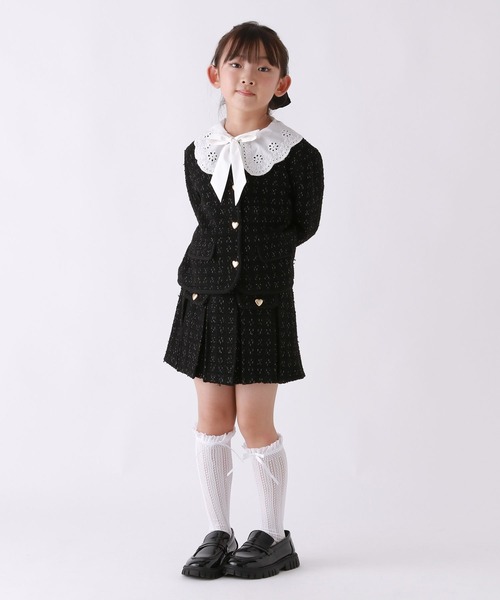 repipi armario（レピピ アルマリオ）の「【10C REPIPI】【セレモニー】ショートジャケット（その他アウター・キッズ・ブラック系その他/ホワイト系その他/ネイビー・120cm/130cm）」の13枚目の写真