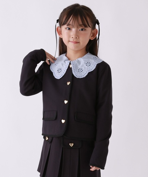 repipi armario（レピピ アルマリオ）の「【10C REPIPI】【セレモニー】ショートジャケット（その他アウター・キッズ・ブラック系その他/ホワイト系その他/ネイビー・120cm/130cm）」の18枚目の写真