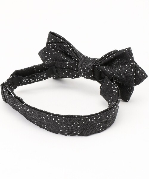 MONSIEUR NICOLE（ムッシュニコル）の「総柄ボウタイ（ネクタイ・メンズ・グレー系その他3/グレー系その他2/グレー・FREE）」の4枚目の写真