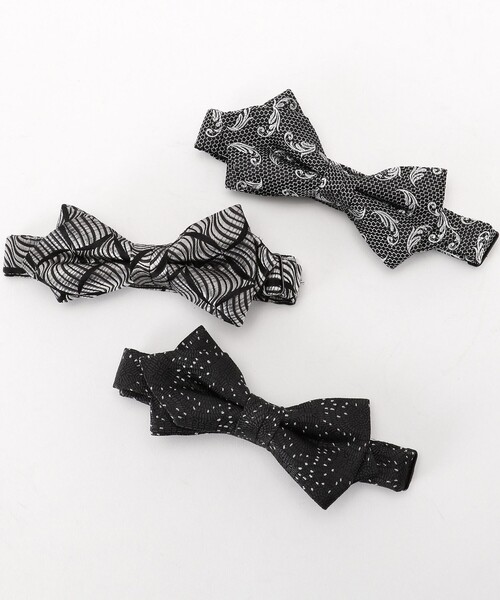 MONSIEUR NICOLE（ムッシュニコル）の「総柄ボウタイ（ネクタイ・メンズ・グレー系その他3/グレー系その他2/グレー・FREE）」の11枚目の写真