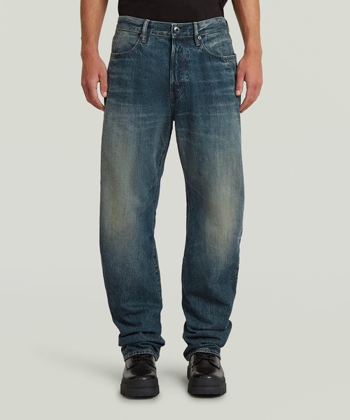 G-STAR(ジースター)の「CONTOR 3D REGULAR JEANS/ヴィンテージライク立体裁断レギュラーストレートジーンズ(デニムパンツ・メンズ・ダークインディゴブルー・28/30/34/30/29/30/30/30/31/30/32/30/33/30)」の2枚目の写真