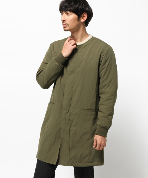 OUTLET（アウトレット）の「【WHO'S WHO gallery】GGマイクロウェザーピーチノーカラー（その他アウター・メンズ・ブラック/オリーブ/ネイビー・MEDIUM/LARGE）」の2枚目の写真
