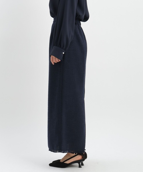 Andemiu(アンデミュウ)の「【セレモニー】ツイードIラインスカート636786(スカート・レディース・ネイビー/アイボリー・SMALL/MEDIUM)」の17枚目の写真