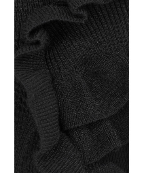CLANE(クラネ)の「FRILL SLEEVE KNIT TOPS(ニット/セーター・レディース・グレー/ブラック・1/2)」の10枚目の写真