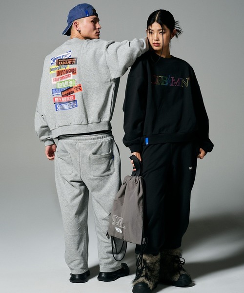 ALAND(エーランド)の「【UNISEX】ALAND/アソートスウェットパンツ(ウラケ)(スウェットパンツ・レディース・グレー/ブラック・LARGE/MEDIUM)」の5枚目の写真