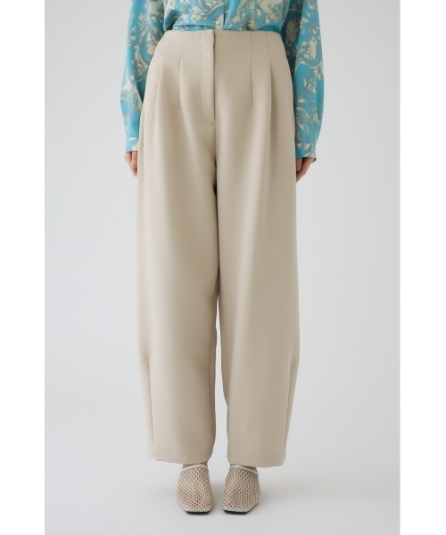 RIM.ARK（リムアーク）の「Waist tuck round PT ウエストタック ラウンドパンツ（スラックス・レディース・ブラック/ライトベージュ/ダークカーキ・38/36）」の12枚目の写真