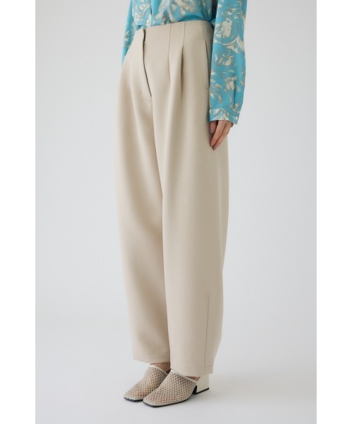 RIM.ARK（リムアーク）の「Waist tuck round PT ウエストタック ラウンドパンツ（スラックス・レディース・ブラック/ライトベージュ/ダークカーキ・38/36）」の13枚目の写真