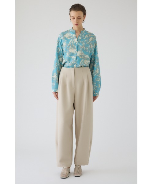 RIM.ARK（リムアーク）の「Waist tuck round PT ウエストタック ラウンドパンツ（スラックス・レディース・ブラック/ライトベージュ/ダークカーキ・38/36）」の15枚目の写真