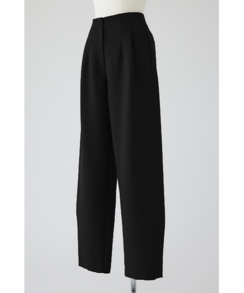 RIM.ARK（リムアーク）の「Waist tuck round PT ウエストタック ラウンドパンツ（スラックス・レディース・ブラック/ライトベージュ/ダークカーキ・38/36）」の4枚目の写真