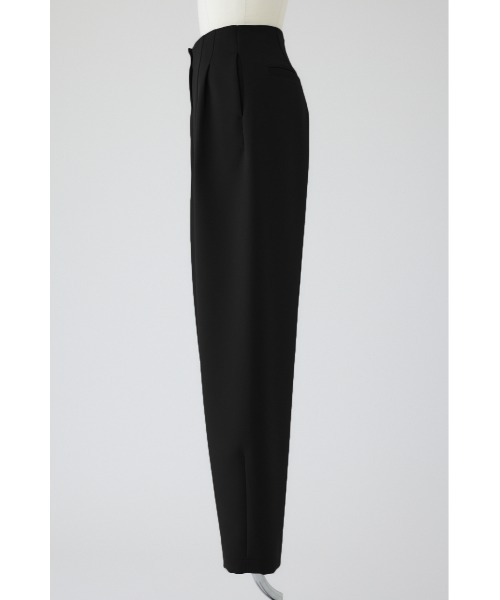 RIM.ARK（リムアーク）の「Waist tuck round PT ウエストタック ラウンドパンツ（スラックス・レディース・ブラック/ライトベージュ/ダークカーキ・38/36）」の5枚目の写真