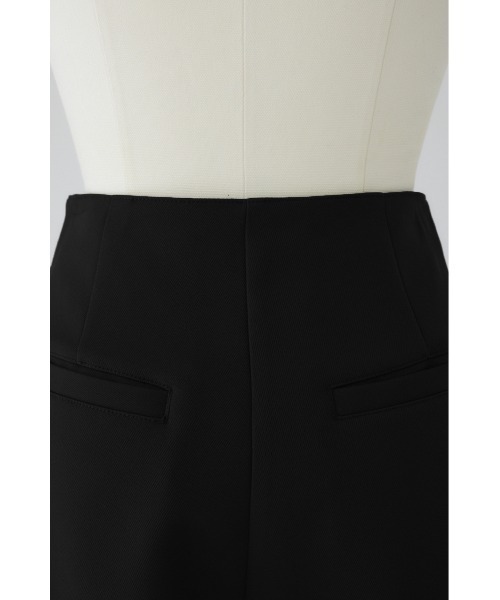 RIM.ARK（リムアーク）の「Waist tuck round PT ウエストタック ラウンドパンツ（スラックス・レディース・ブラック/ライトベージュ/ダークカーキ・38/36）」の8枚目の写真