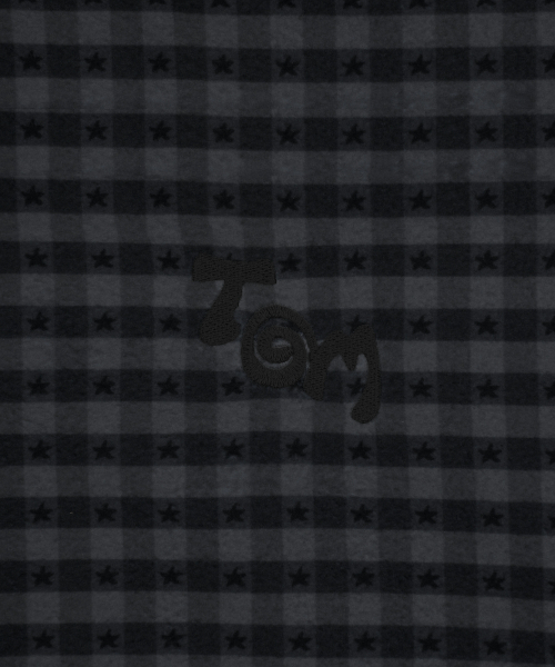 THECOLDESTMOMENT(ザコールデストモーメント)の「TCM starfish mini check fleece (black)(その他アウター・レディース・その他・M/L)」の4枚目の写真