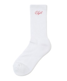 X-girl | SCRIPT LOGO ONE POINT SOCKS(ソックス/靴下)