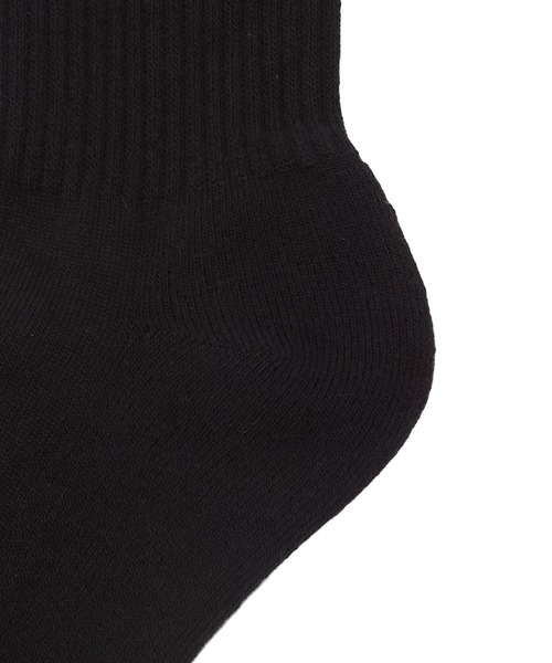 X-girl(エックスガール)の「SCRIPT LOGO ONE POINT SOCKS(ソックス/靴下・レディース・ホワイト/ブラック・ONE SIZE)」の5枚目の写真