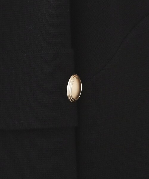 OPAQUE.CLIP（オペークドットクリップ）の「フラップポケット金ボタンニットカーディガン【洗濯機OK】（カーディガン/ボレロ・レディース・ブラック/イエロー系その他/オレンジ/ホワイト・38/40/42）」の7枚目の写真