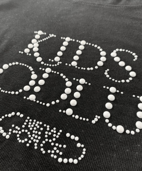 SHEPP(シープ)の「【26年春新作】ビーズロゴルーズシアーロンT / ラインストーン ビジュー Tシャツ(Tシャツ/カットソー・レディース・グレー/ブラック・L/M)」の21枚目の写真