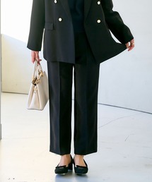 CROSS FUNCTION | 《洗える・シワになりにくい》正解 センタープレスストレートパンツ セットアップ対応【CROSS FUNCTION/クロスファンクション】(スラックス)