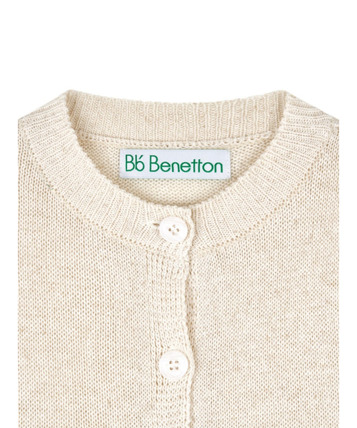 Bb' BENETTON(ビーフラットベネトン)の「クロップハーフニットカーディガン (クリーム)(カーディガン/ボレロ・レディース・その他・S/M)」の3枚目の写真