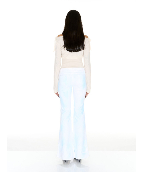 SETSETSET(セットセットセット)の「LAVIGNE OFF-SHOULDER SHIRRING TOP IVORY(Tシャツ/カットソー・レディース・その他・FREE)」の4枚目の写真