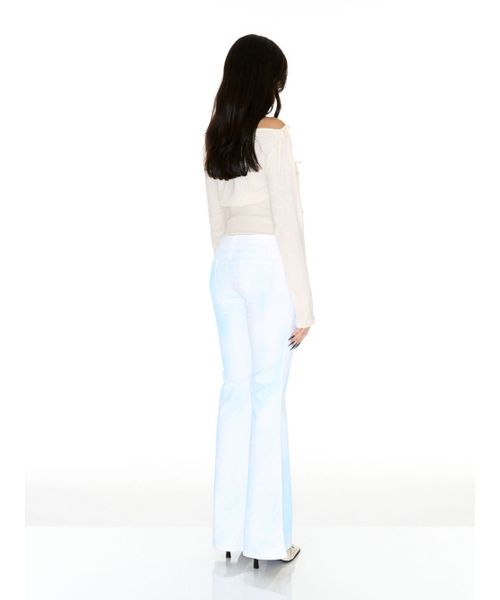 SETSETSET(セットセットセット)の「LAVIGNE OFF-SHOULDER SHIRRING TOP IVORY(Tシャツ/カットソー・レディース・その他・FREE)」の5枚目の写真