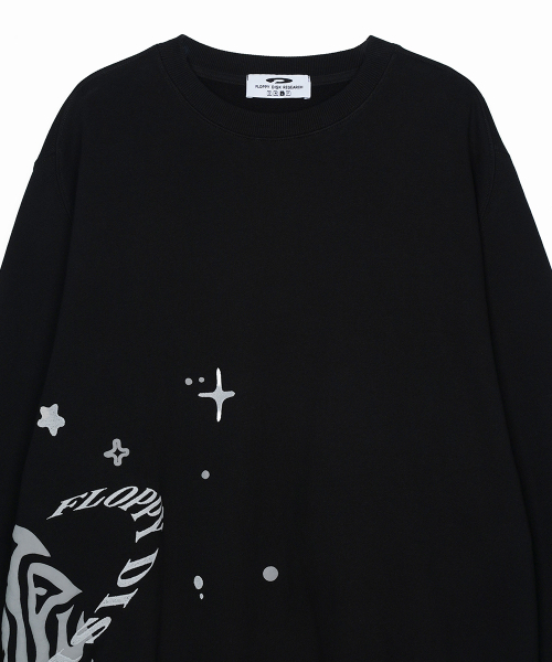 FDR(エフディーアール)の「Twinkle Bloom floopy Crewneck Black(スウェット・メンズ・その他・MEDIUM/LARGE/SMALL)」の5枚目の写真