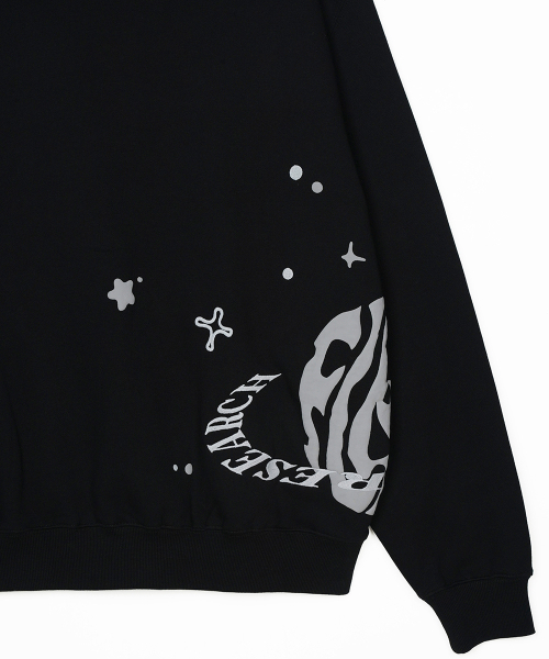 FDR(エフディーアール)の「Twinkle Bloom floopy Crewneck Black(スウェット・メンズ・その他・MEDIUM/LARGE/SMALL)」の7枚目の写真