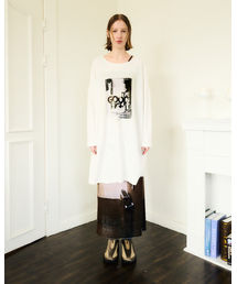 SEEN（シーン）の「OVERSIZED T-SHIRTS (ONE-PIECE) (GOOD FIGHT)（ワンピース）」