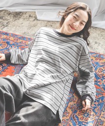 niko and... | COLORマイスターボーダーロンT(Tシャツ/カットソー)