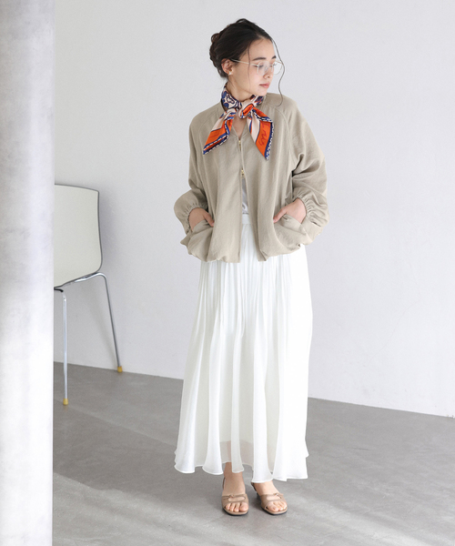 La TOTALITE（ラトータリテ）の「【洗える】バルーンライトブルゾン（その他アウター・レディース・ピンク/カーキ・FREE）」の19枚目の写真