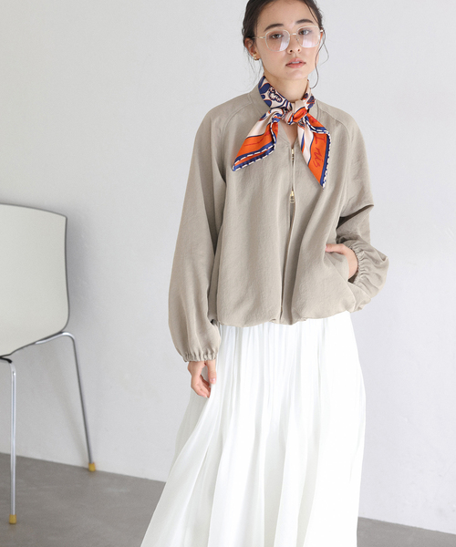 La TOTALITE（ラトータリテ）の「【洗える】バルーンライトブルゾン（その他アウター・レディース・ピンク/カーキ・FREE）」の22枚目の写真