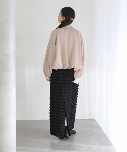 La TOTALITE（ラトータリテ）の「【洗える】バルーンライトブルゾン（その他アウター・レディース・ピンク/カーキ・FREE）」の18枚目の写真