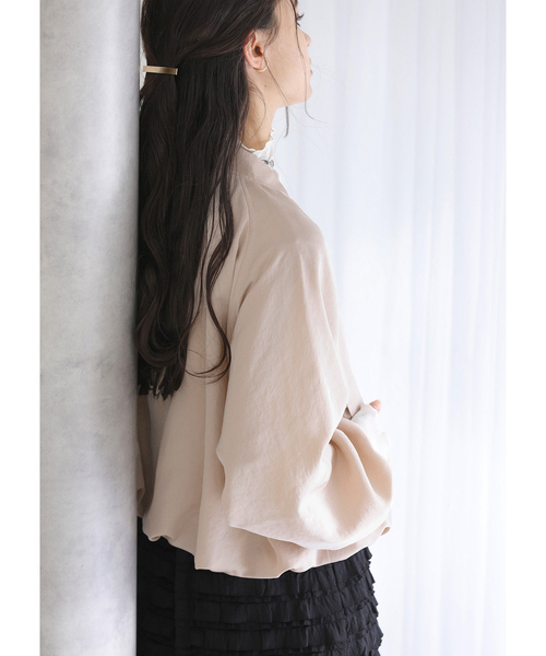 La TOTALITE（ラトータリテ）の「【洗える】バルーンライトブルゾン（その他アウター・レディース・ピンク/カーキ・FREE）」の15枚目の写真