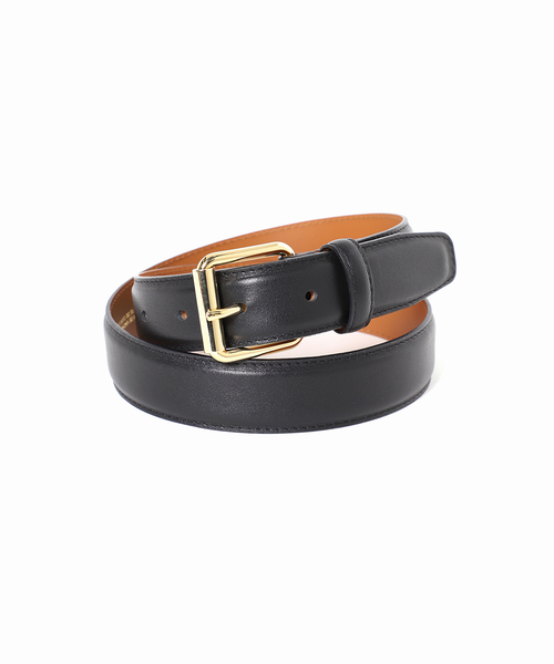 追加7》【MAISON BOINET】30 mm belt in nappa leather lined cru