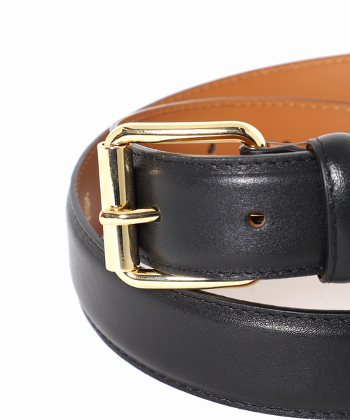 追加7》【MAISON BOINET】30 mm belt in nappa leather lined cru