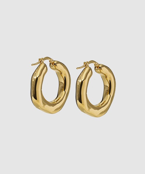 JIL SANDER（ジルサンダー）の「NEW LIGHTNESS EARRINGS 1（ピアス（両耳用）・レディース・ゴールド・UNI）」の2枚目の写真