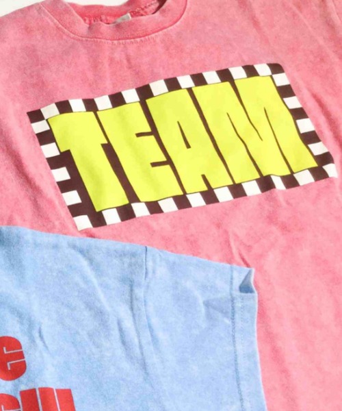 F.O.KIDS(エフオーキッズ)の「F.O.KIDS/エフオーキッズ 【I'm Jelly】ピグメント加工プリント ビッグTシャツ 2026年春夏(Tシャツ/カットソー・キッズ・サックスブルー/ピンク/チャコール・120/130/140)」の6枚目の写真