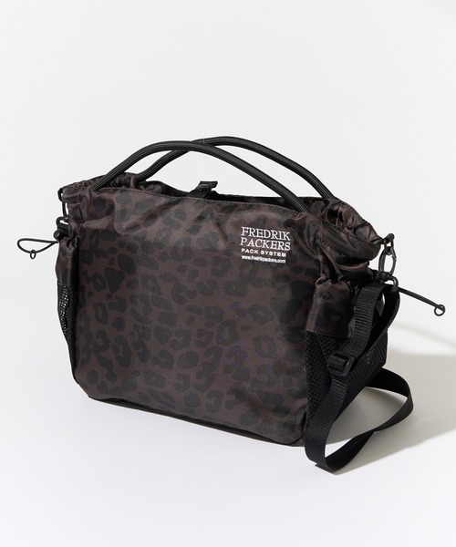 FREDRIK PACKERS（フレドリックパッカーズ）の「【FREDRIK PACKERS】≪別注≫PLAY TOTE　2WAYショルダートート（トートバッグ・レディース・レオパード/グレー/ブラック・FREE）」の3枚目の写真