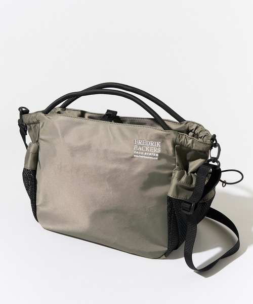 FREDRIK PACKERS（フレドリックパッカーズ）の「【FREDRIK PACKERS】≪別注≫PLAY TOTE　2WAYショルダートート（トートバッグ・レディース・レオパード/グレー/ブラック・FREE）」の2枚目の写真