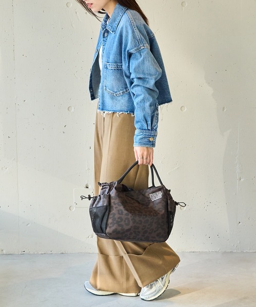 FREDRIK PACKERS（フレドリックパッカーズ）の「【FREDRIK PACKERS】≪別注≫PLAY TOTE　2WAYショルダートート（トートバッグ・レディース・レオパード/グレー/ブラック・FREE）」の6枚目の写真
